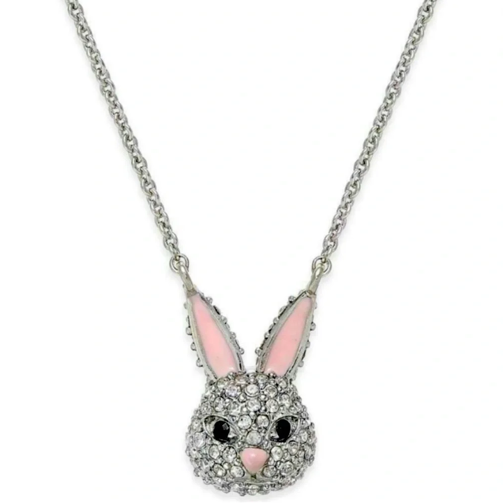 Kate Spade Novelty Magic Rabbit Mini Bunny Pendant Necklace